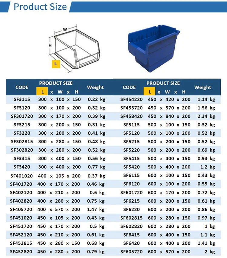plastic storage bin