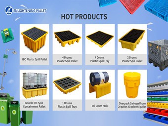 Palete za sprečavanje izlivanja na zalihama