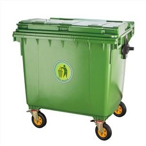 Heavy Duty 1100L Plastic Wheelie kante