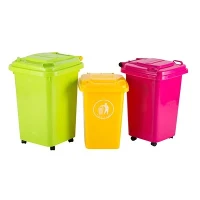 HDPE šareni pokretni kontejner za smeće